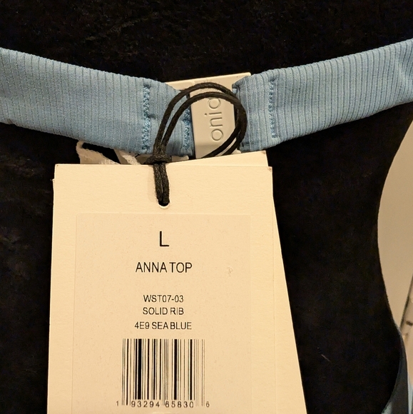 Onia Bikini Set! Sea Blue Size Small D Cup Bikini Top - Picture 2 of 10